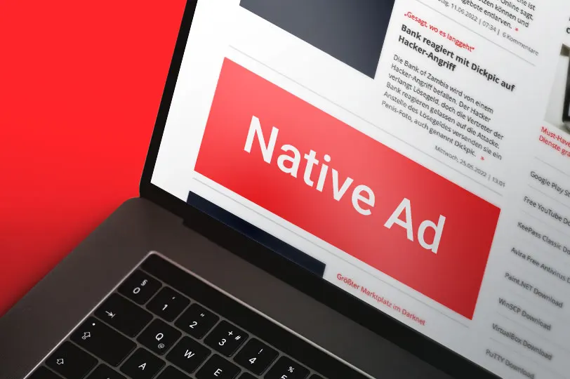 Native Advertising - Werbeanzeigen in redaktioneller Werbeumgebung